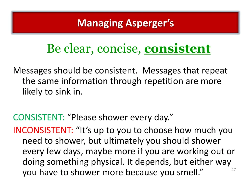 managing asperger s 7