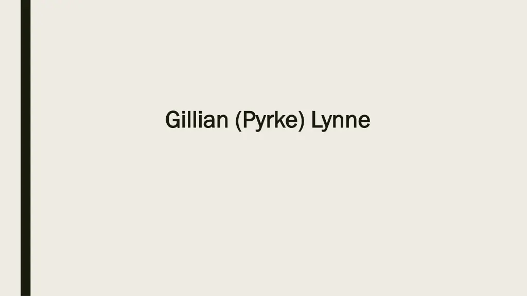 gillian gillian pyrke