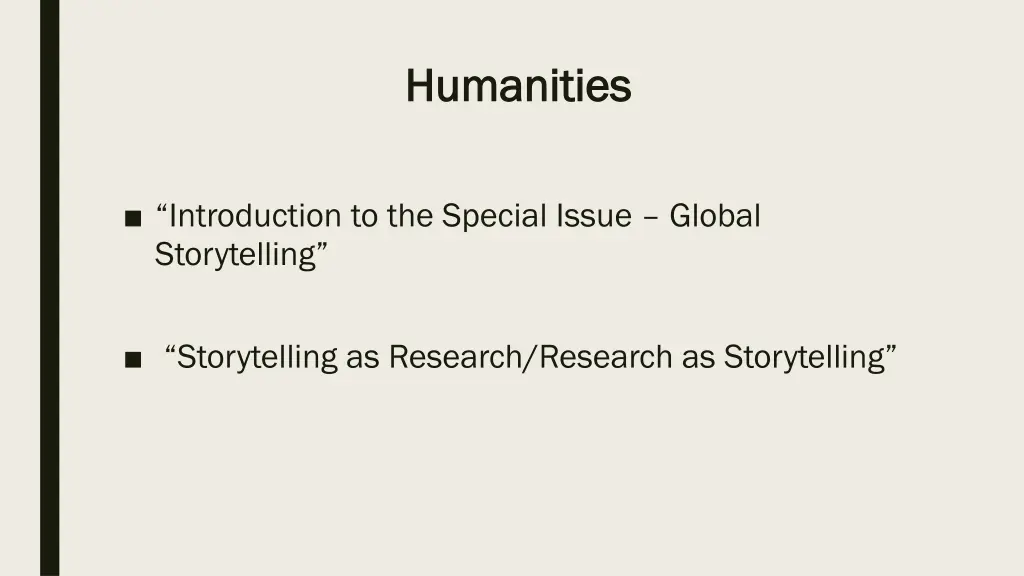 humanities humanities