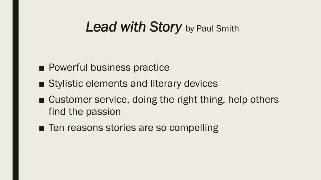 lead with story lead with story by paul smith