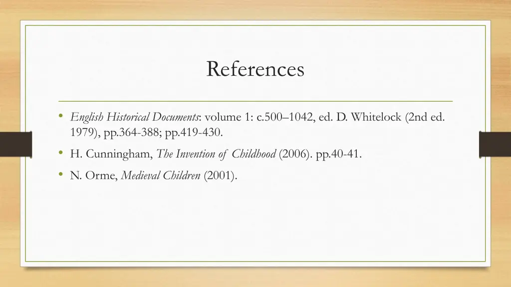 references