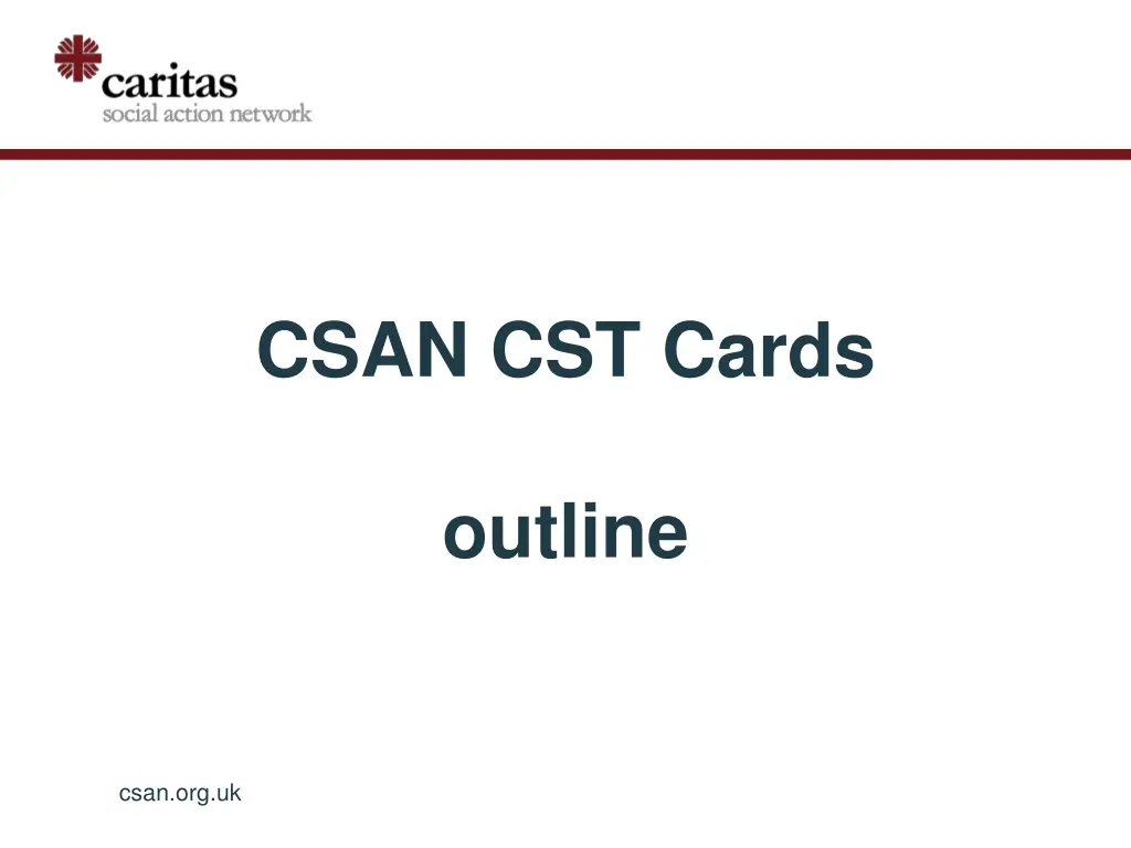 csan cst cards