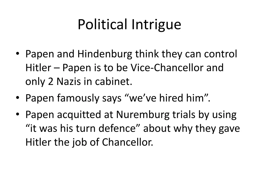 political intrigue 3