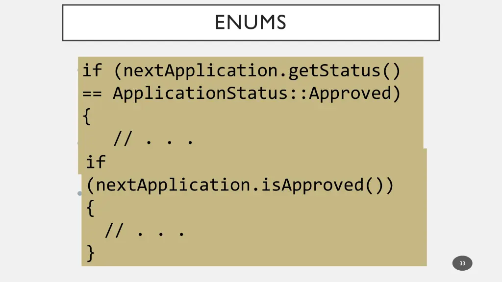 enums