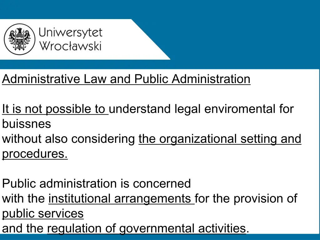 administrative law and public administration