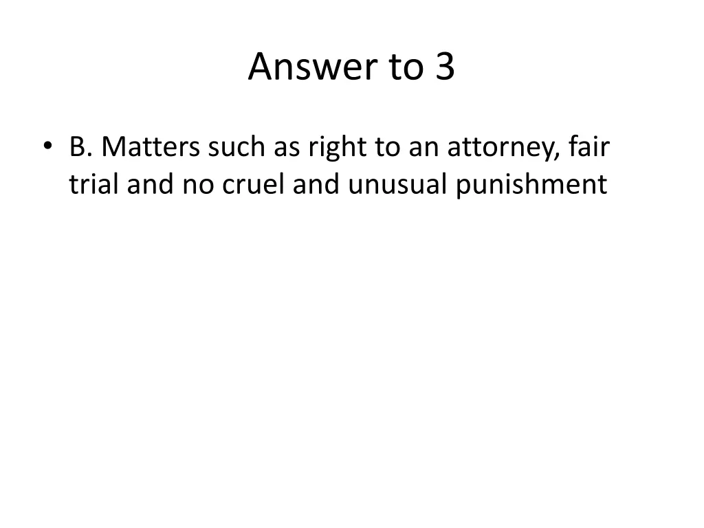 answer to 3