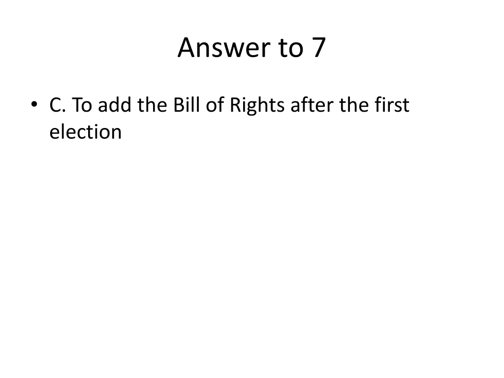 answer to 7