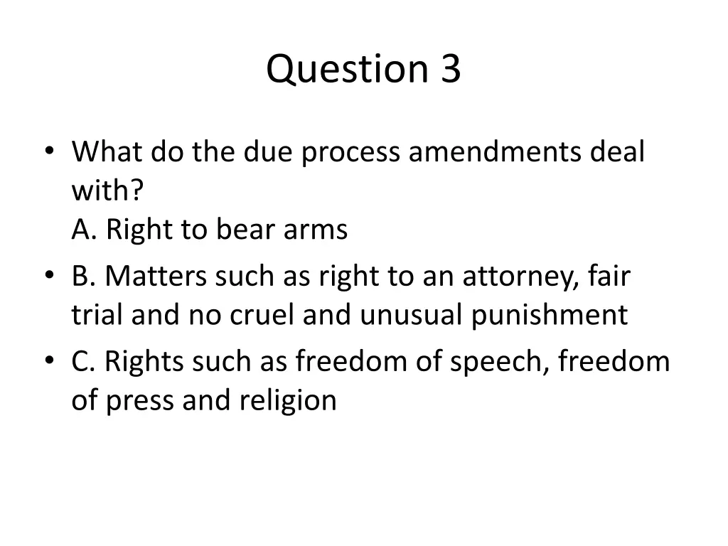 question 3