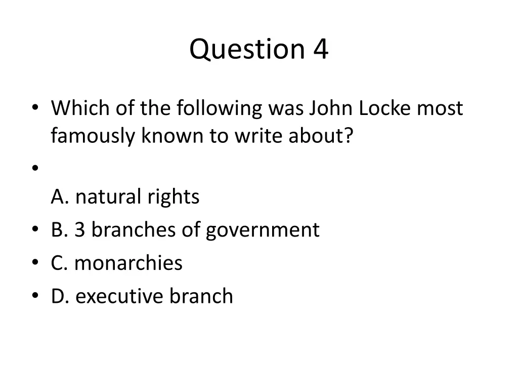 question 4