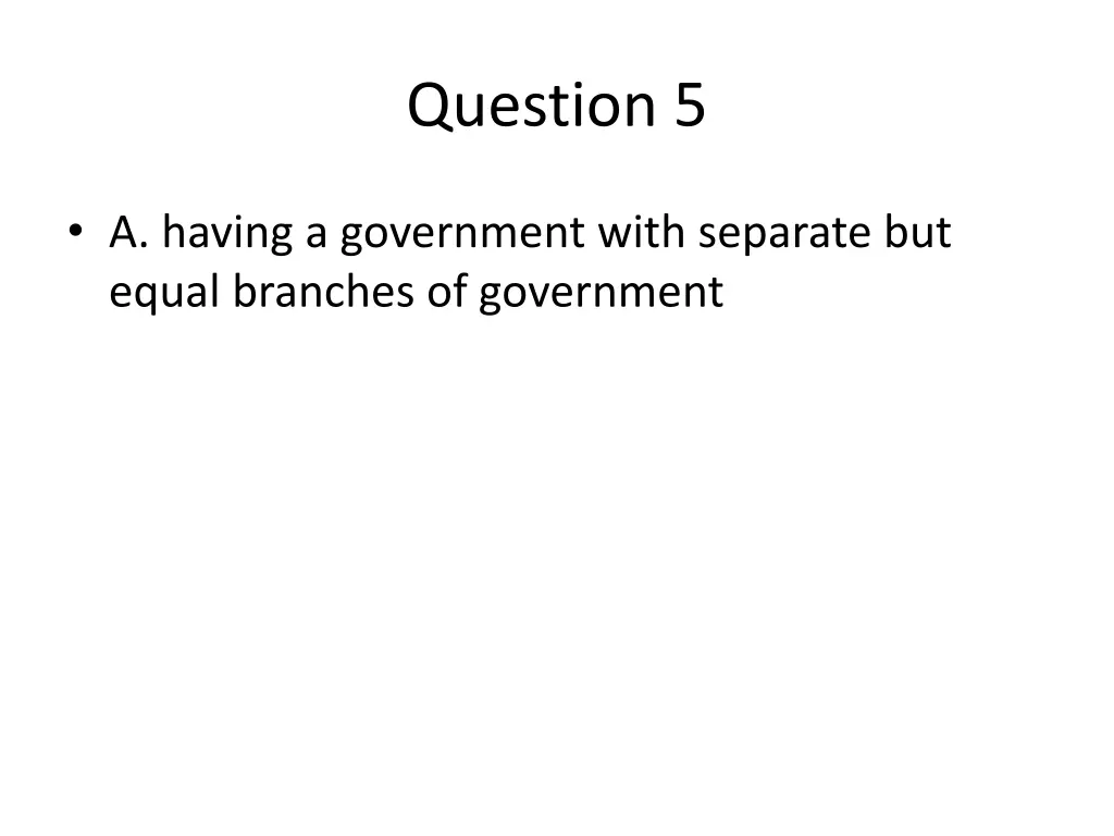 question 5 1