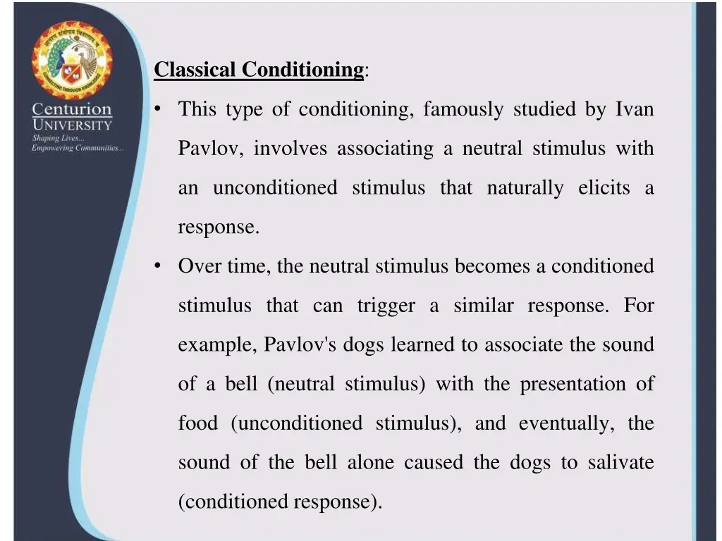 classical conditioning