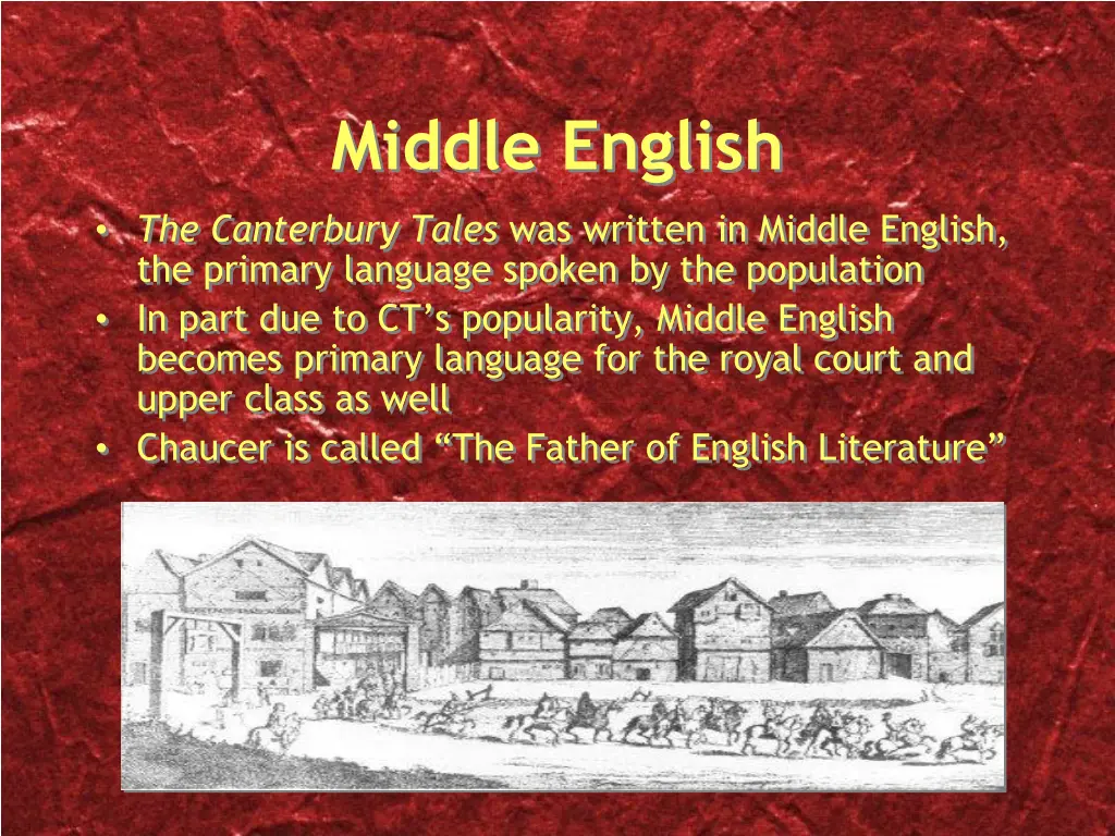 middle english