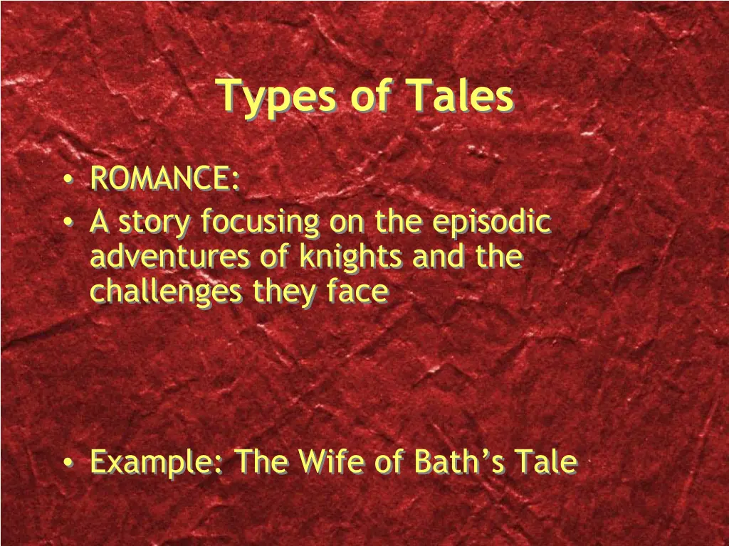 types of tales 1