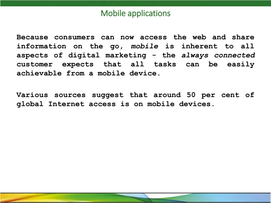 mobile applications mobile applications