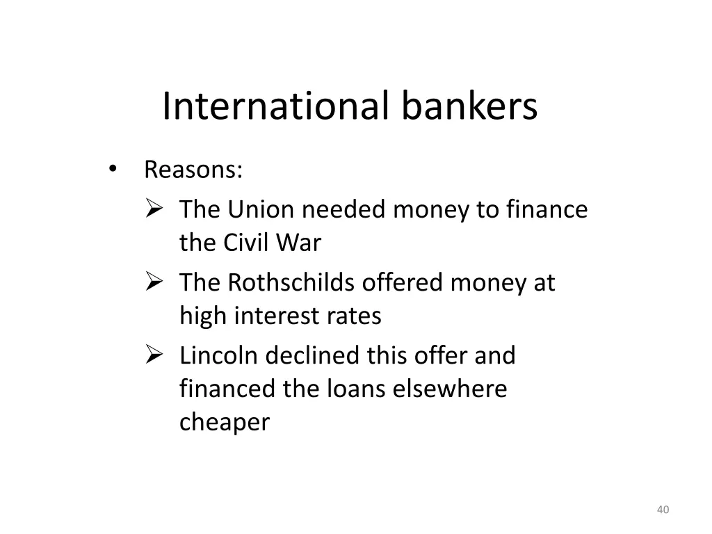 international bankers