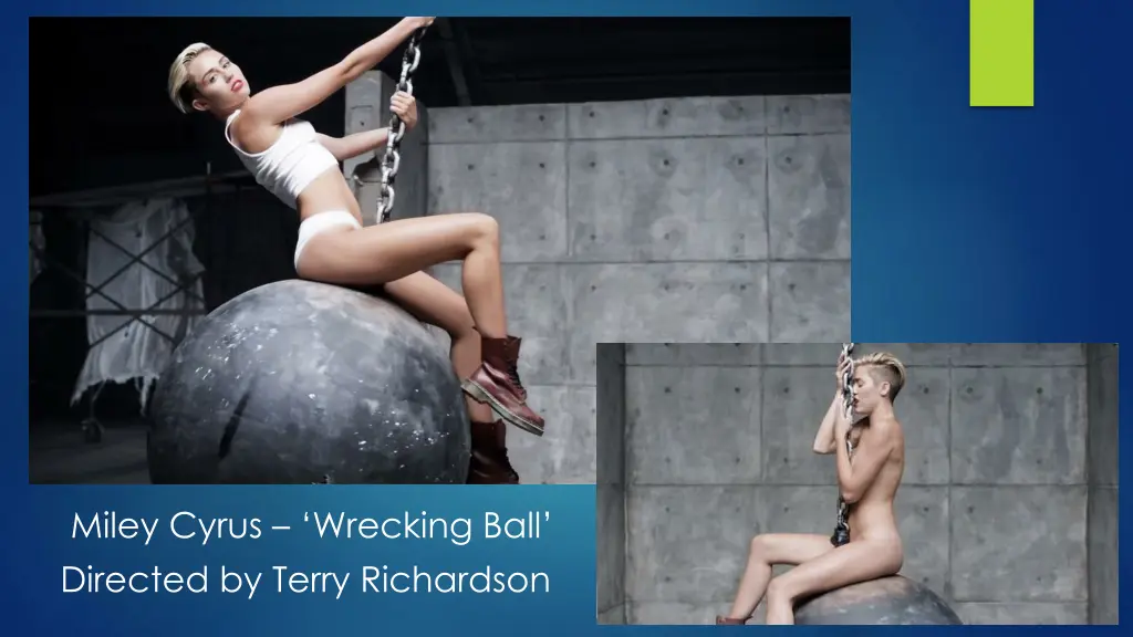 miley cyrus wrecking ball directed by terry