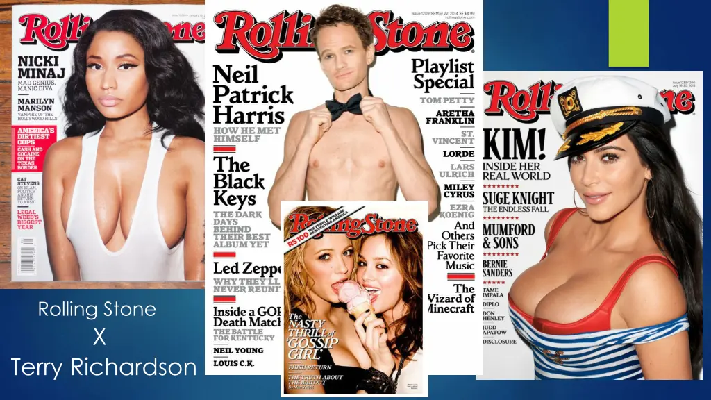 rolling stone x terry richardson