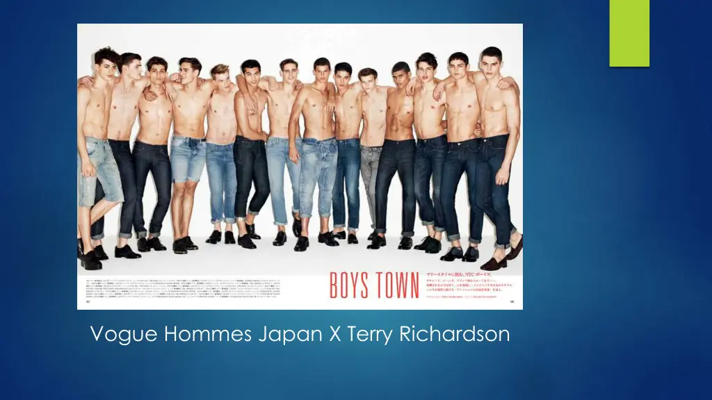 vogue hommes japan x terry richardson