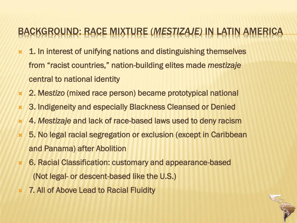 background race mixture mestizaje in latin america