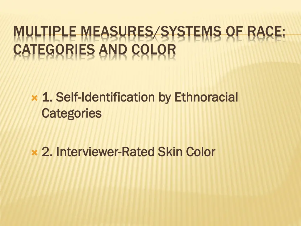 multiple measures systems of race categories