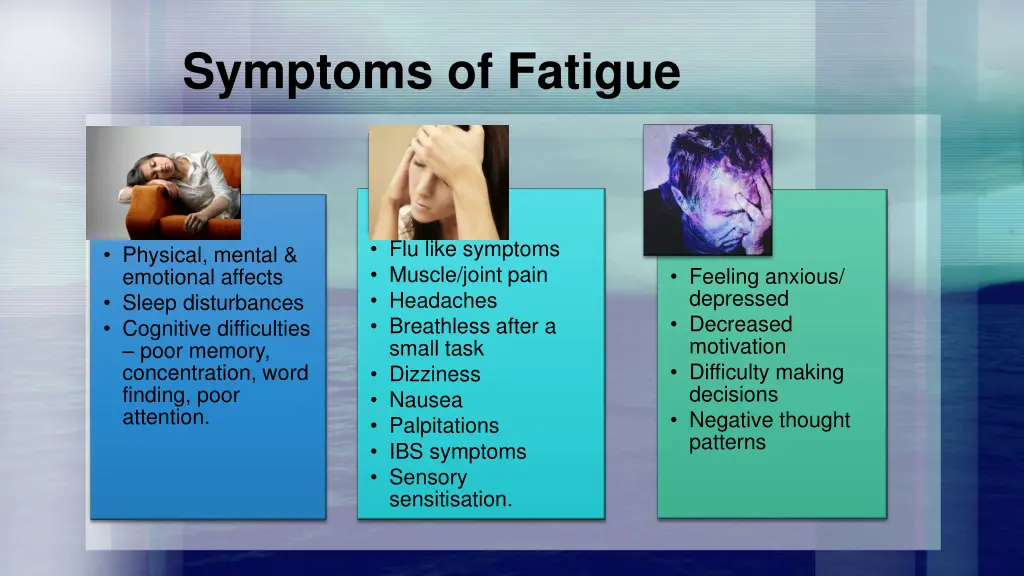 symptoms of fatigue