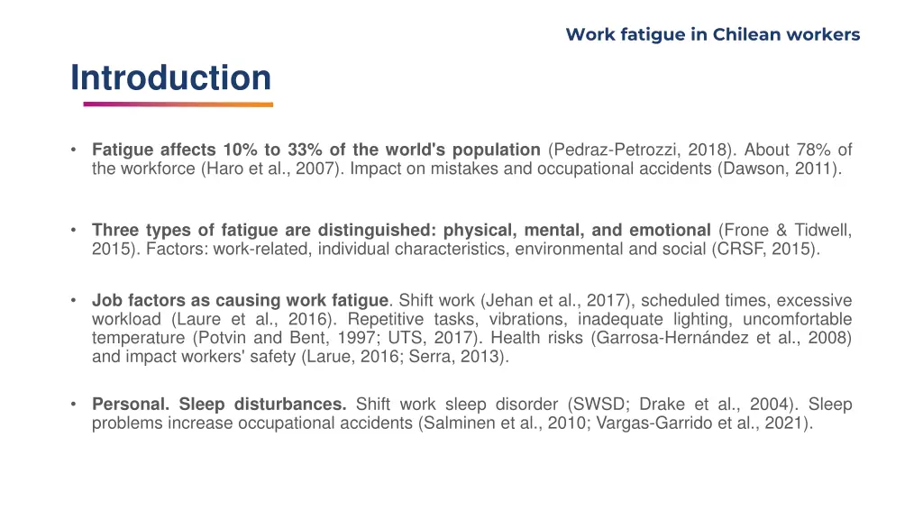 work fatigue in chilean workers 2