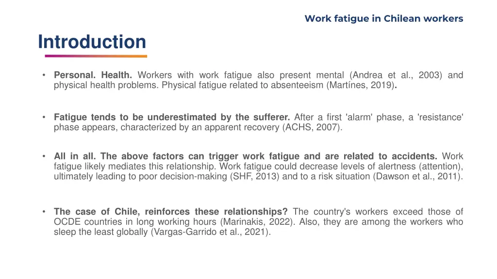 work fatigue in chilean workers 3