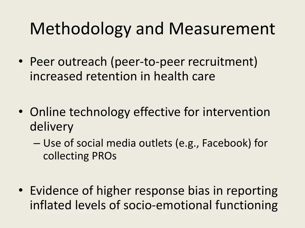 methodology and measurement 1