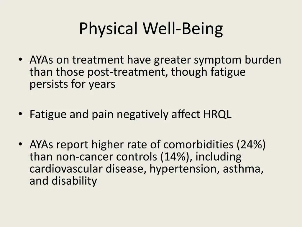 physical well being 1