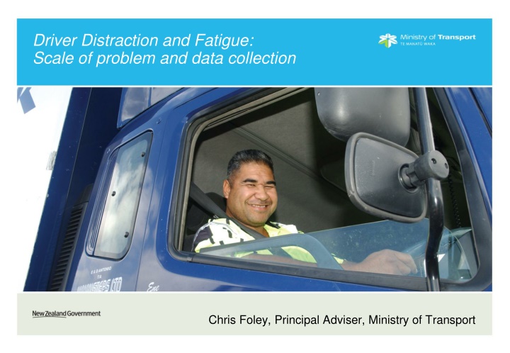 driver distraction and fatigue scale of problem