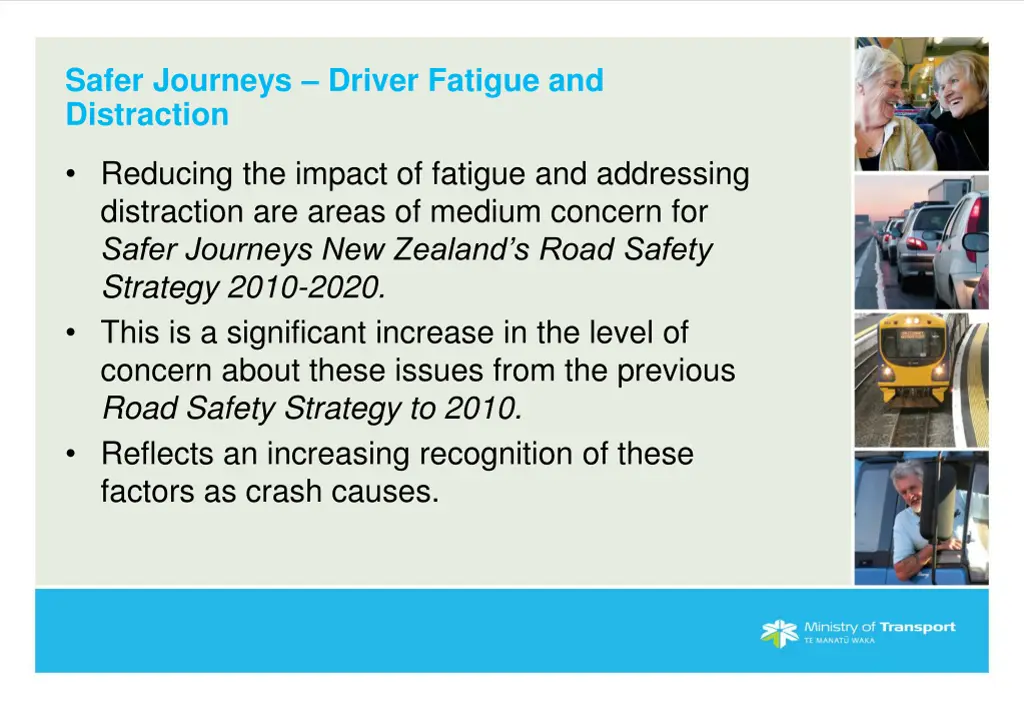 safer journeys driver fatigue and distraction