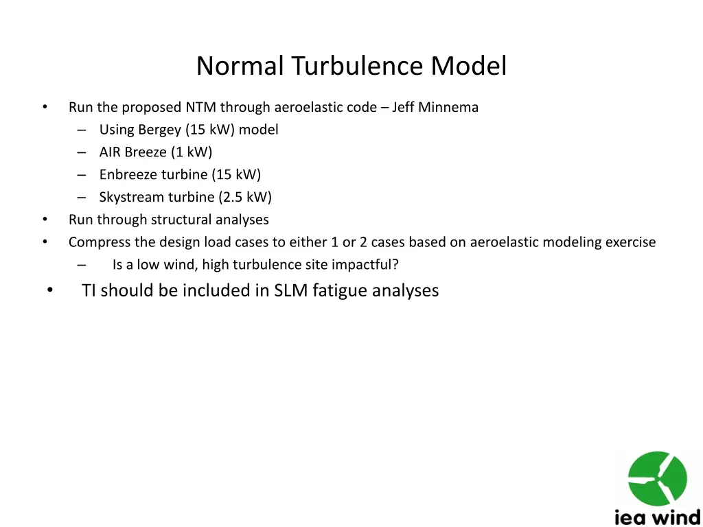 normal turbulence model