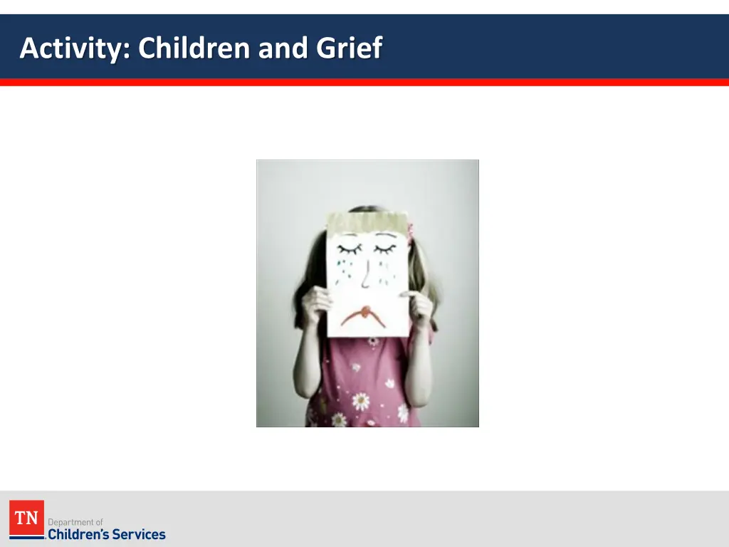 activity children and grief