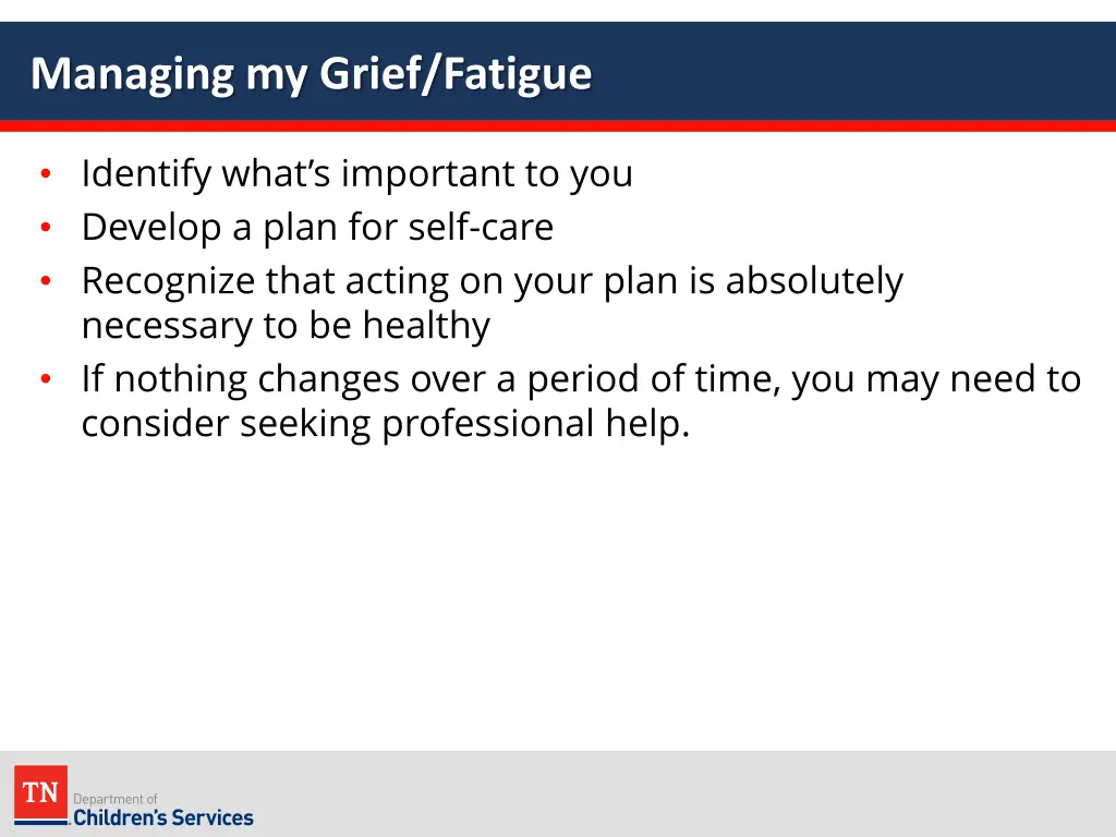 managing my grief fatigue 1