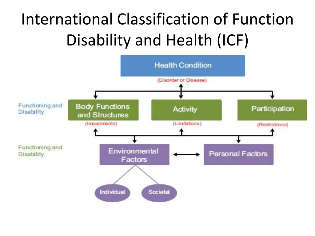 international classification of function