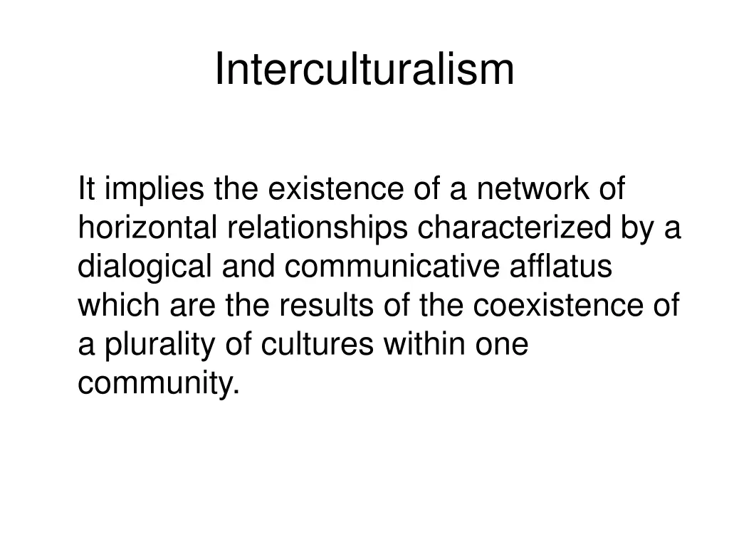 interculturalism