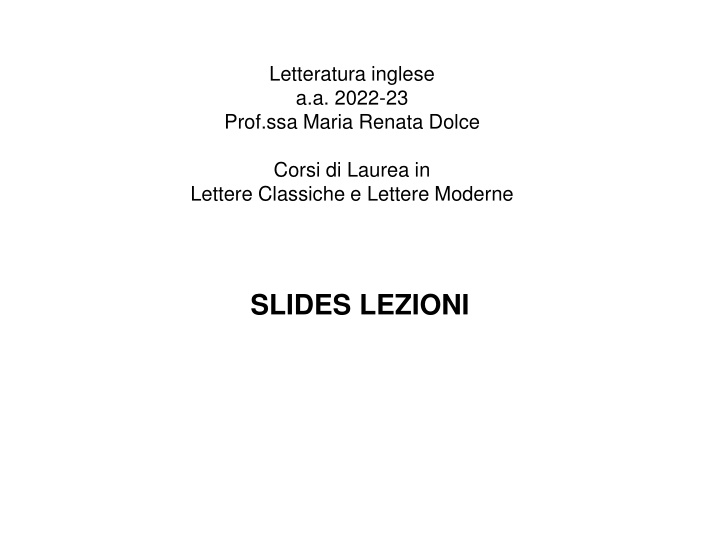 letteratura inglese a a 2022 23 prof ssa maria