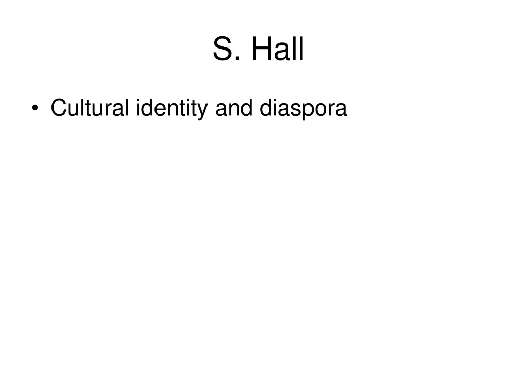 s hall