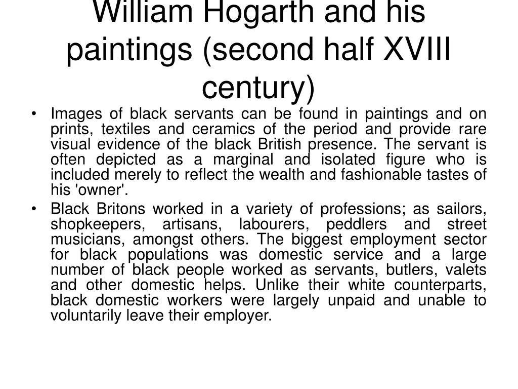 william hogarth and his paintings second half