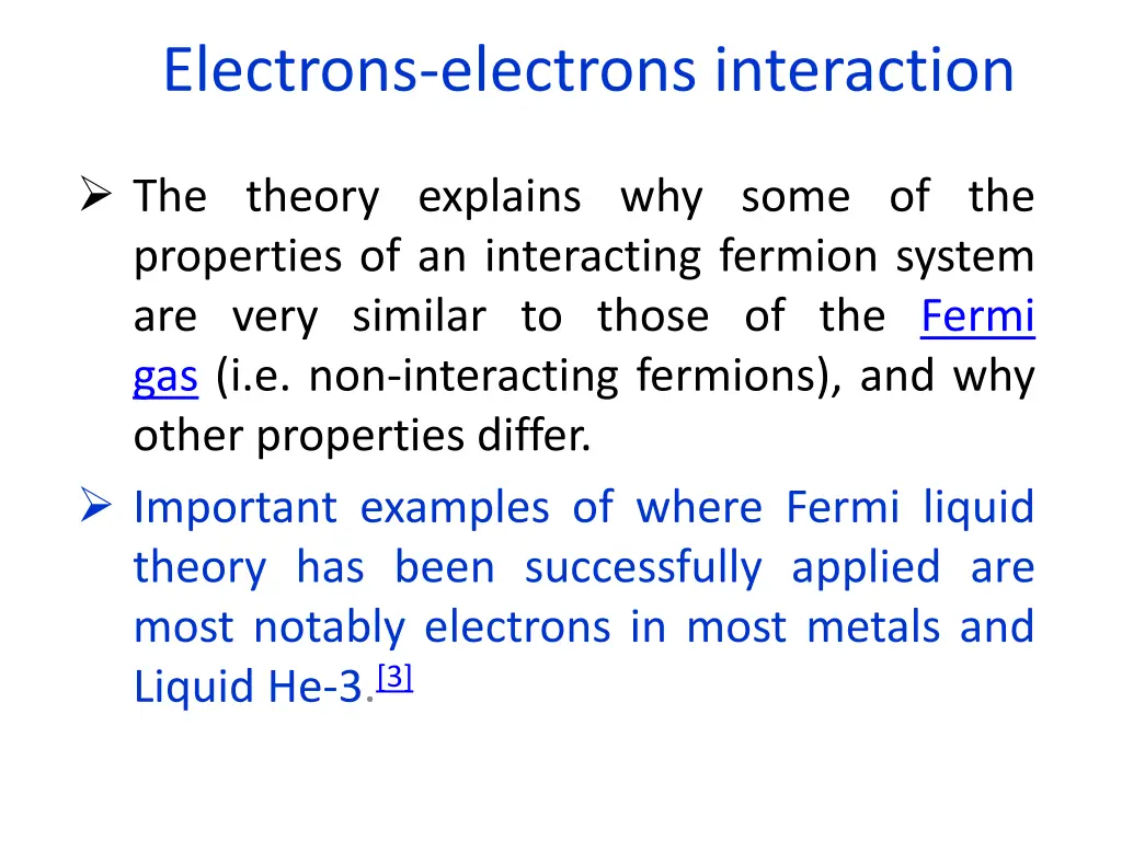 electrons electrons interaction 1