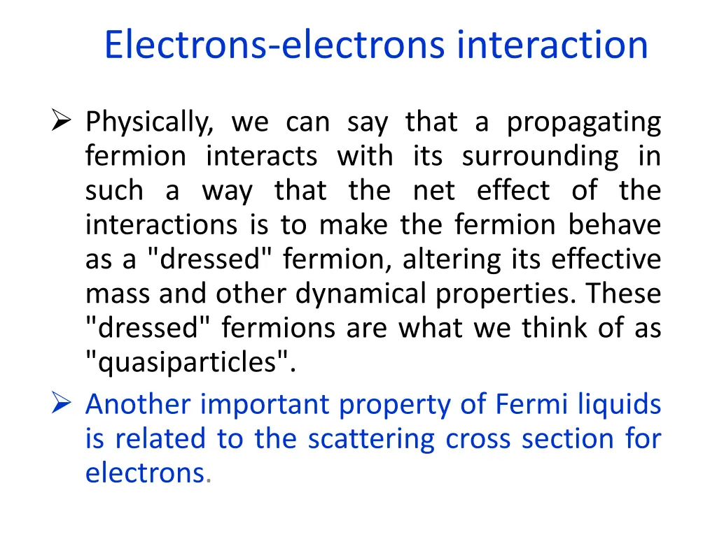 electrons electrons interaction 5