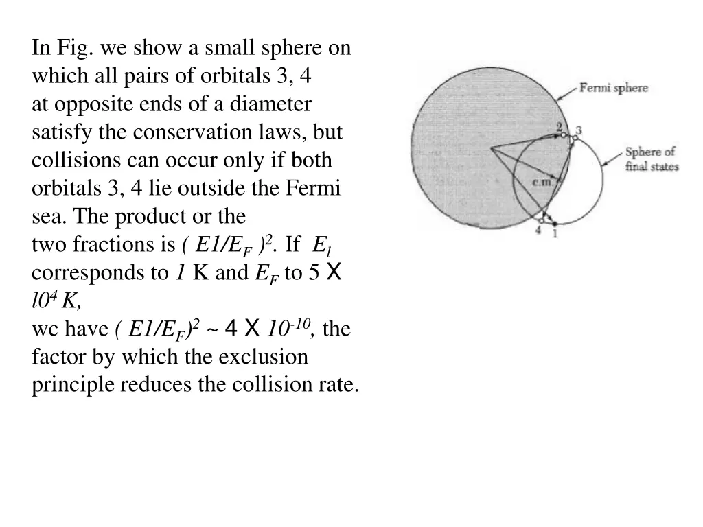 in fig we show a small sphere on which all pairs