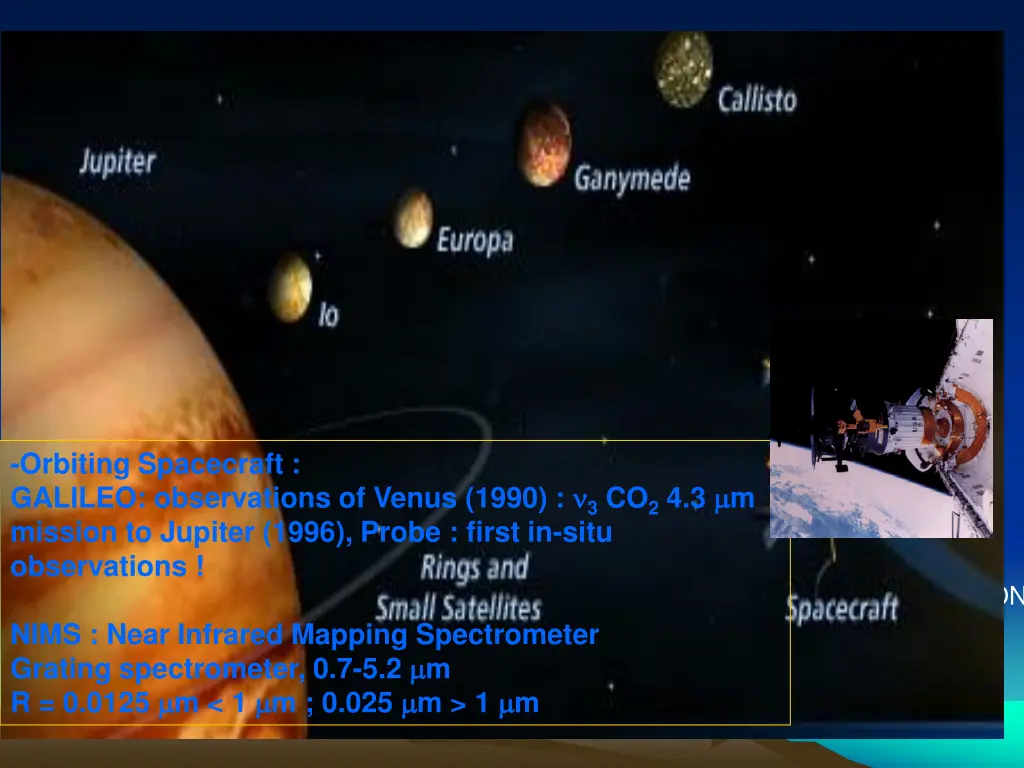 orbiting spacecraft galileo observations of venus