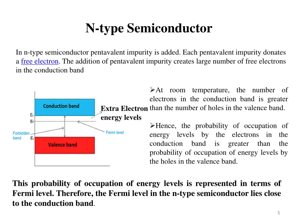 n type semiconductor