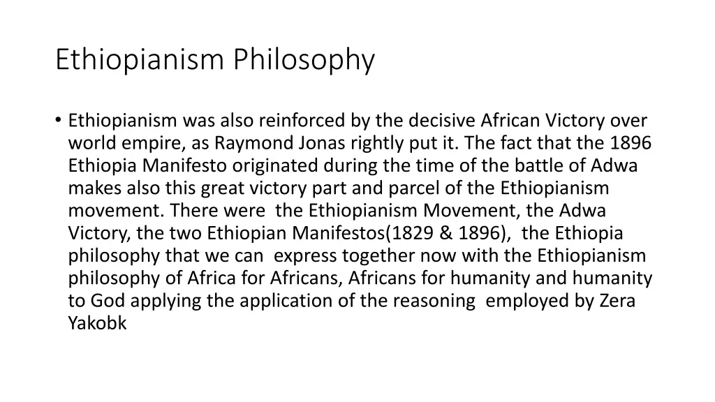 ethiopianism philosophy 6