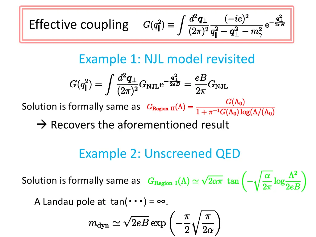 effective coupling