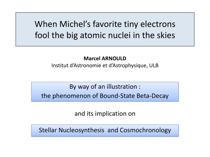 when michel s favorite tiny electrons fool