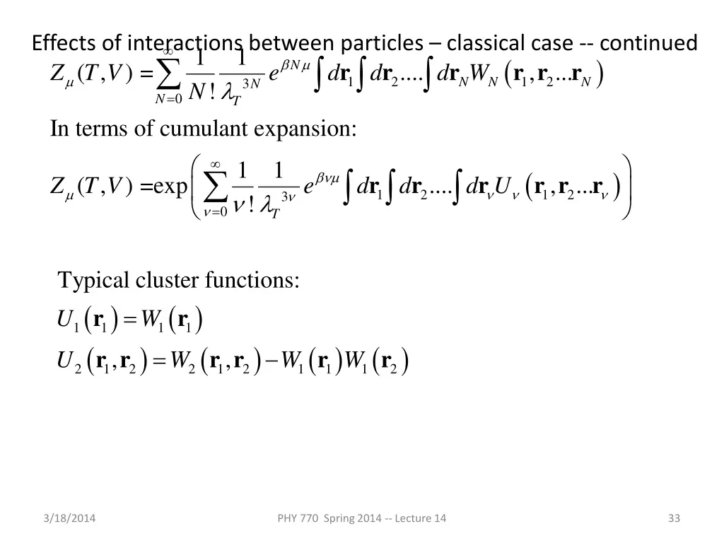 effects of interactions between particles 4