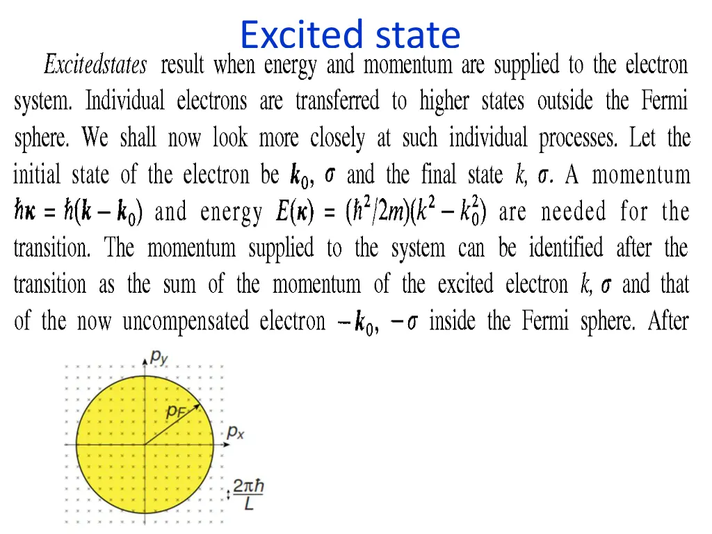 excited state