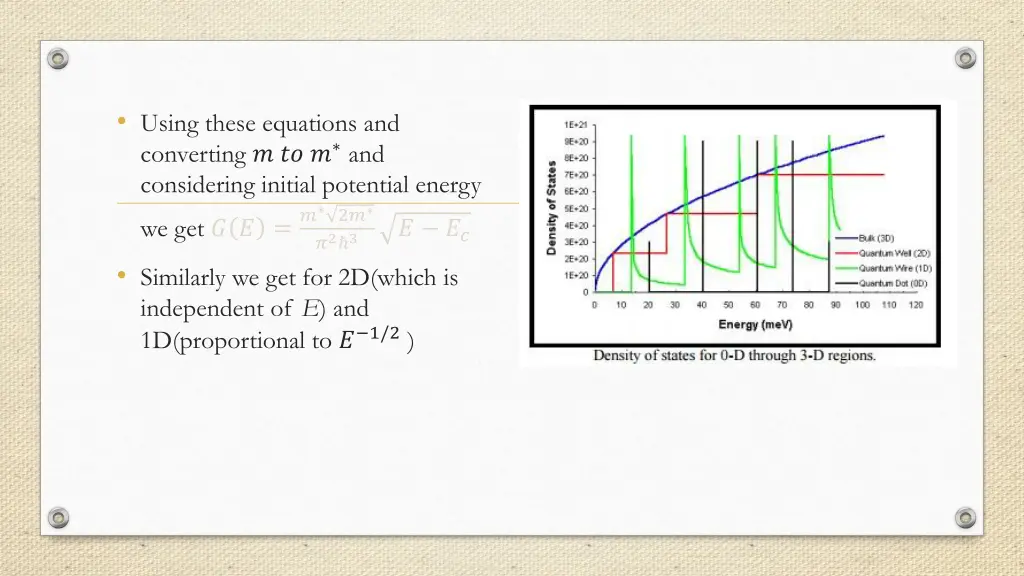 using these equations and converting